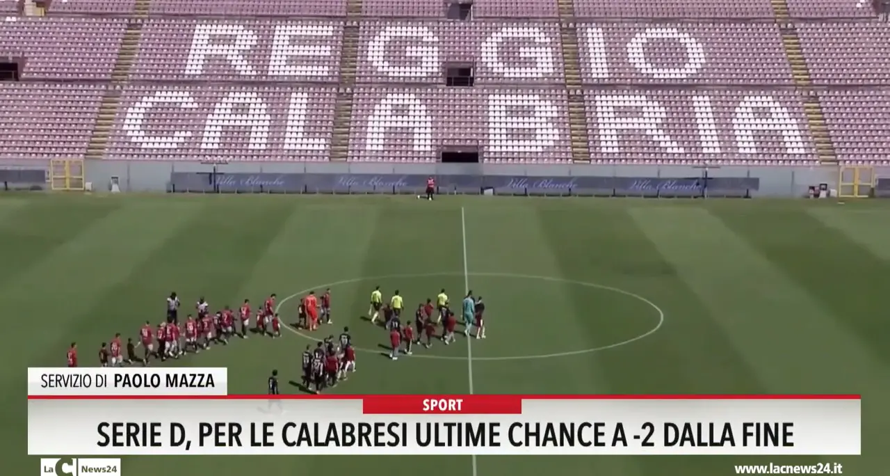 Serie D, per le calabresi ultime chance a -2 dalla fine