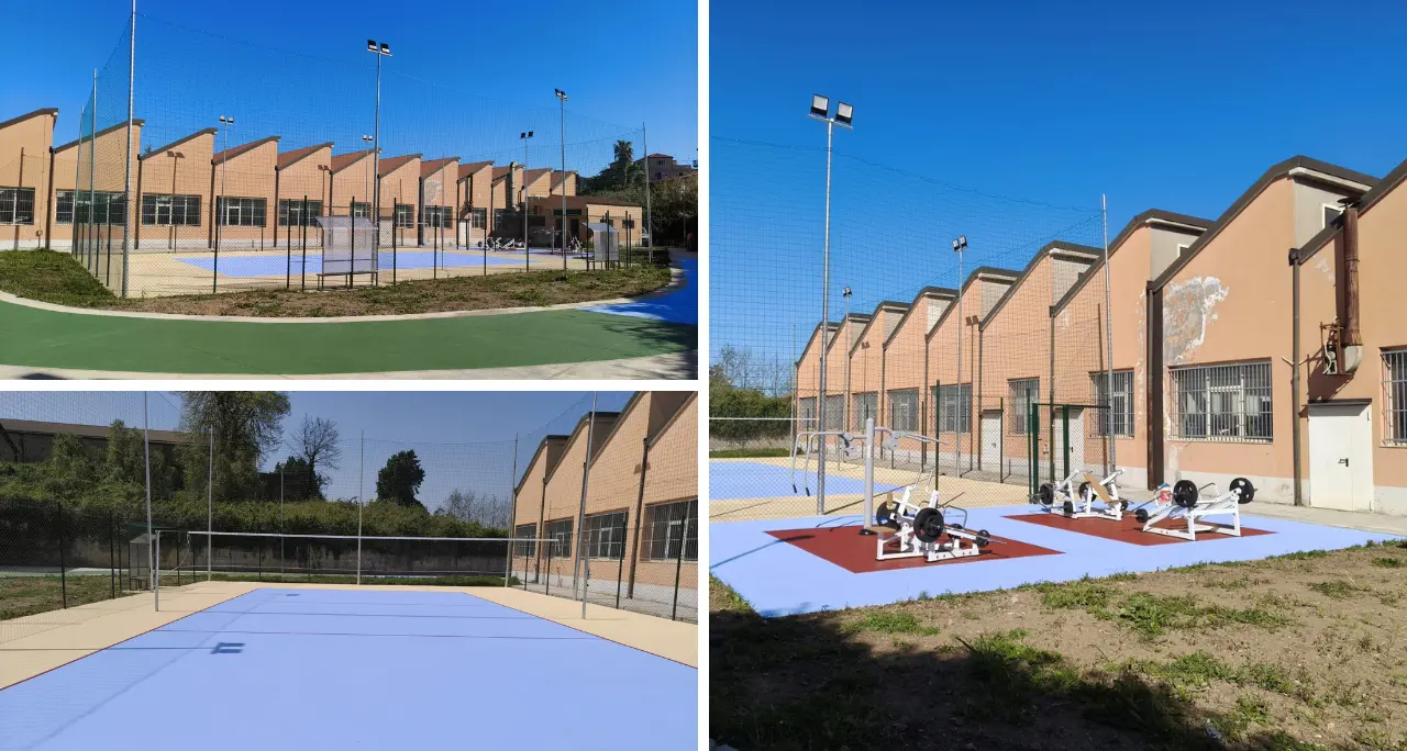 <p>Vibo, <span style=\"color:hsl(0, 75%, 60%);\">completata la struttura sportiva all’Ipsia</span>. L’Andolina: «Spazio per studenti e comunità, fondi Pnrr ben spesi»</p>