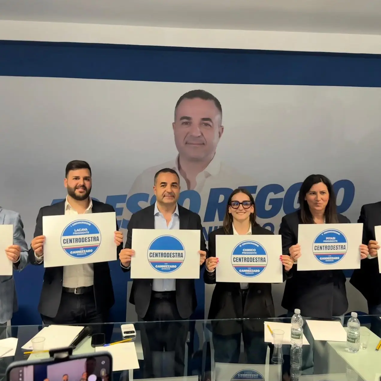 Il Centrodestra presenta i candidati presidenti e Cannizzaro avverte: «Il nostro progetto cammina insieme»\n