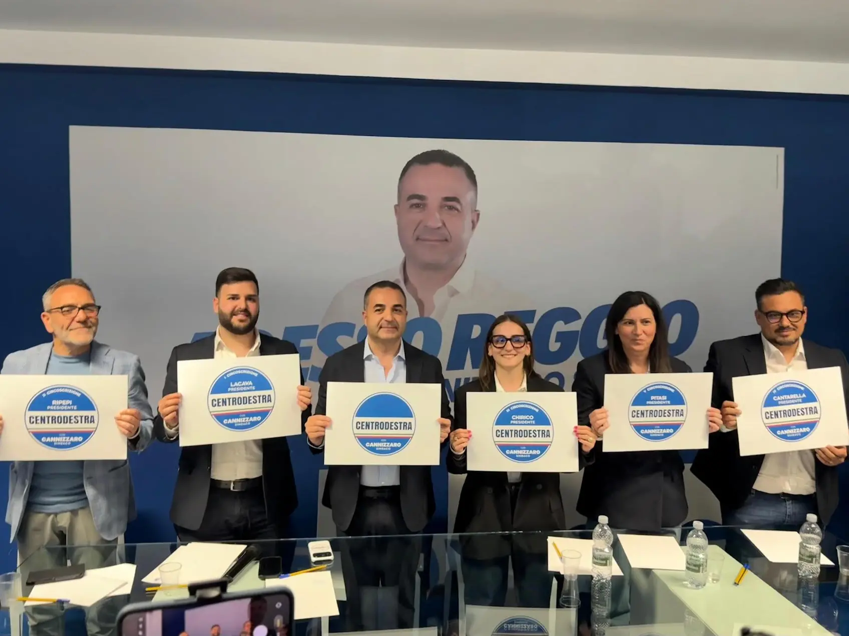 Il Centrodestra presenta i candidati presidenti e Cannizzaro avverte: «Il nostro progetto cammina insieme»