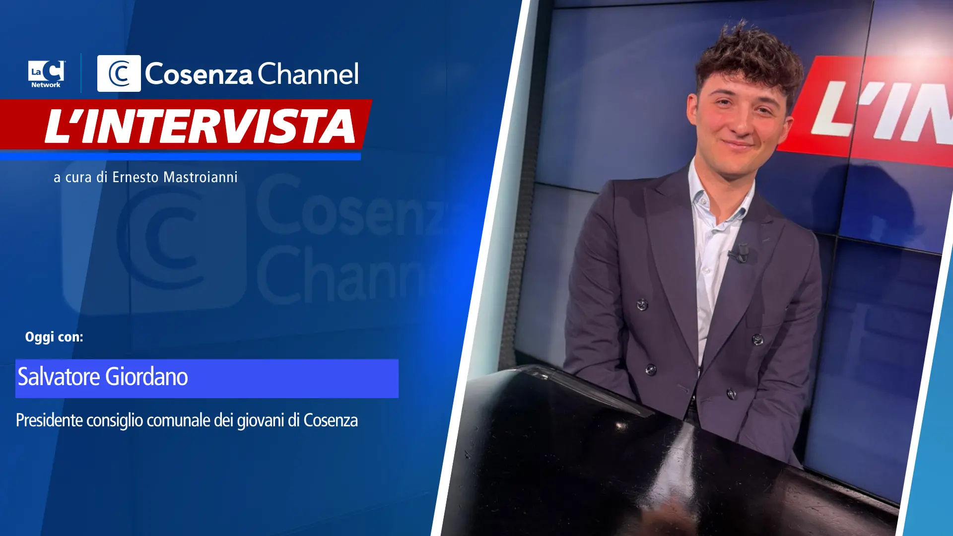 Cosenza, Salvatore Giordano: «Giovani lontani dalla politica, servono spazi reali» –\u00A0 VIDEO\n