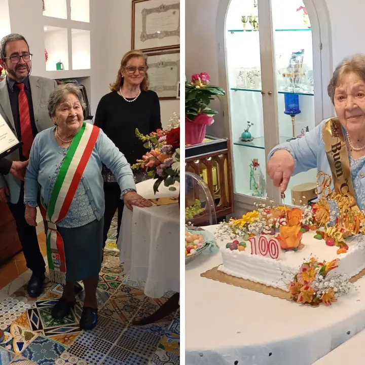 Santa Domenica di Ricadi festeggia i 100 anni di nonna Rita tra affetto, memoria e comunità unita\n