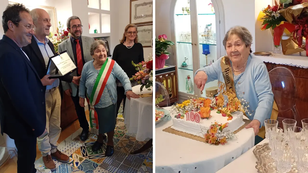Santa Domenica di Ricadi festeggia i 100 anni di nonna Rita tra affetto, memoria e comunità unita\n