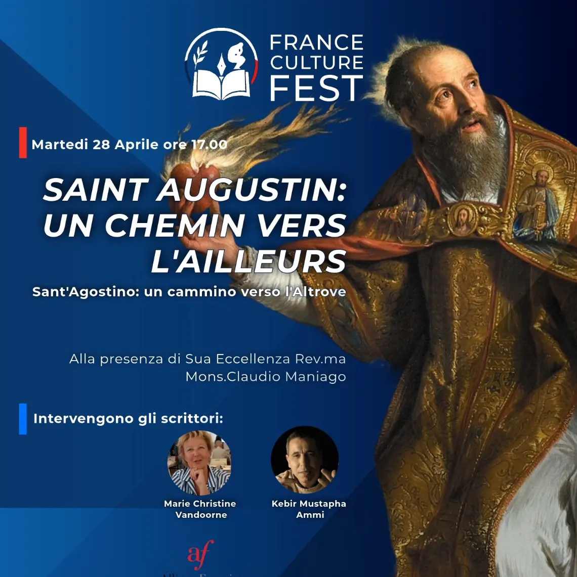 «Sant'Agostino: Un cammino verso l'altrove», a Catanzaro l'evento conclusivo del France Culture Fest