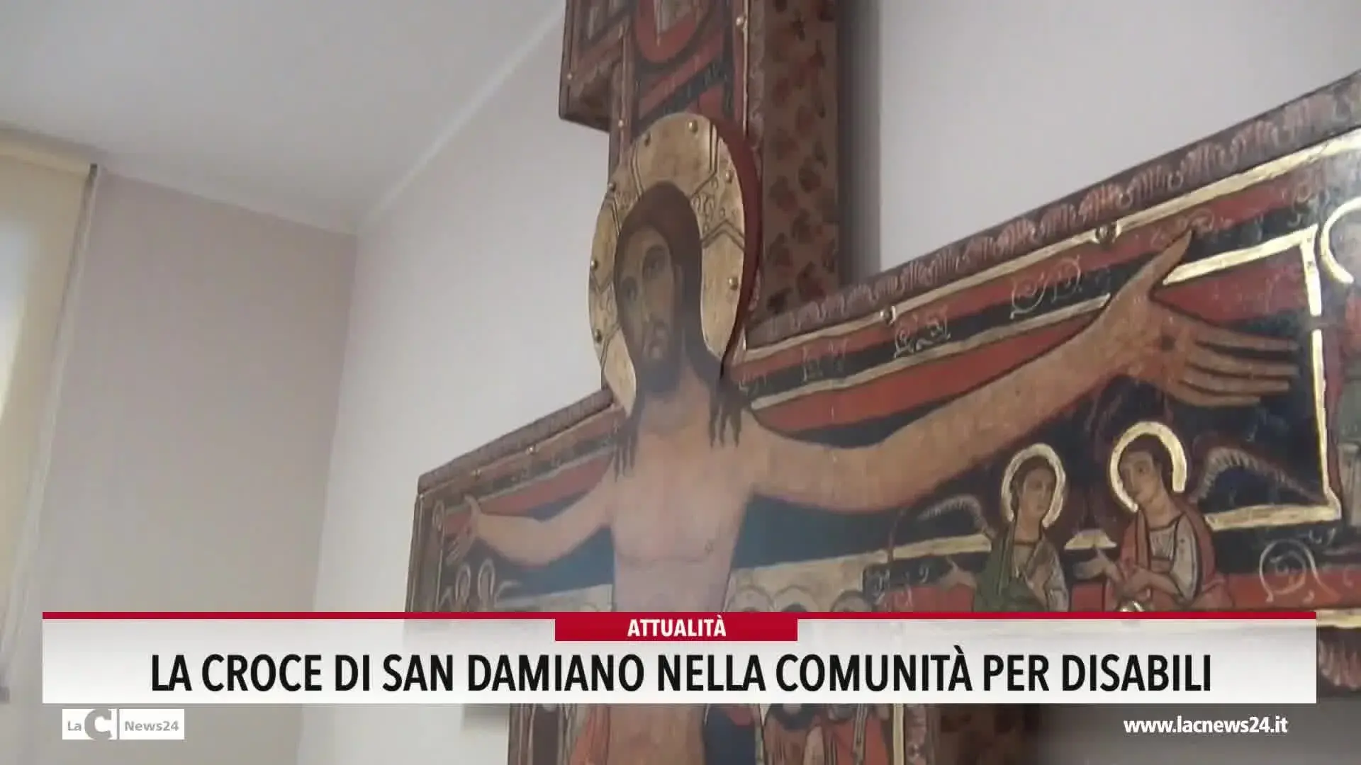 La Croce di San Damiano nella comunità per disabili