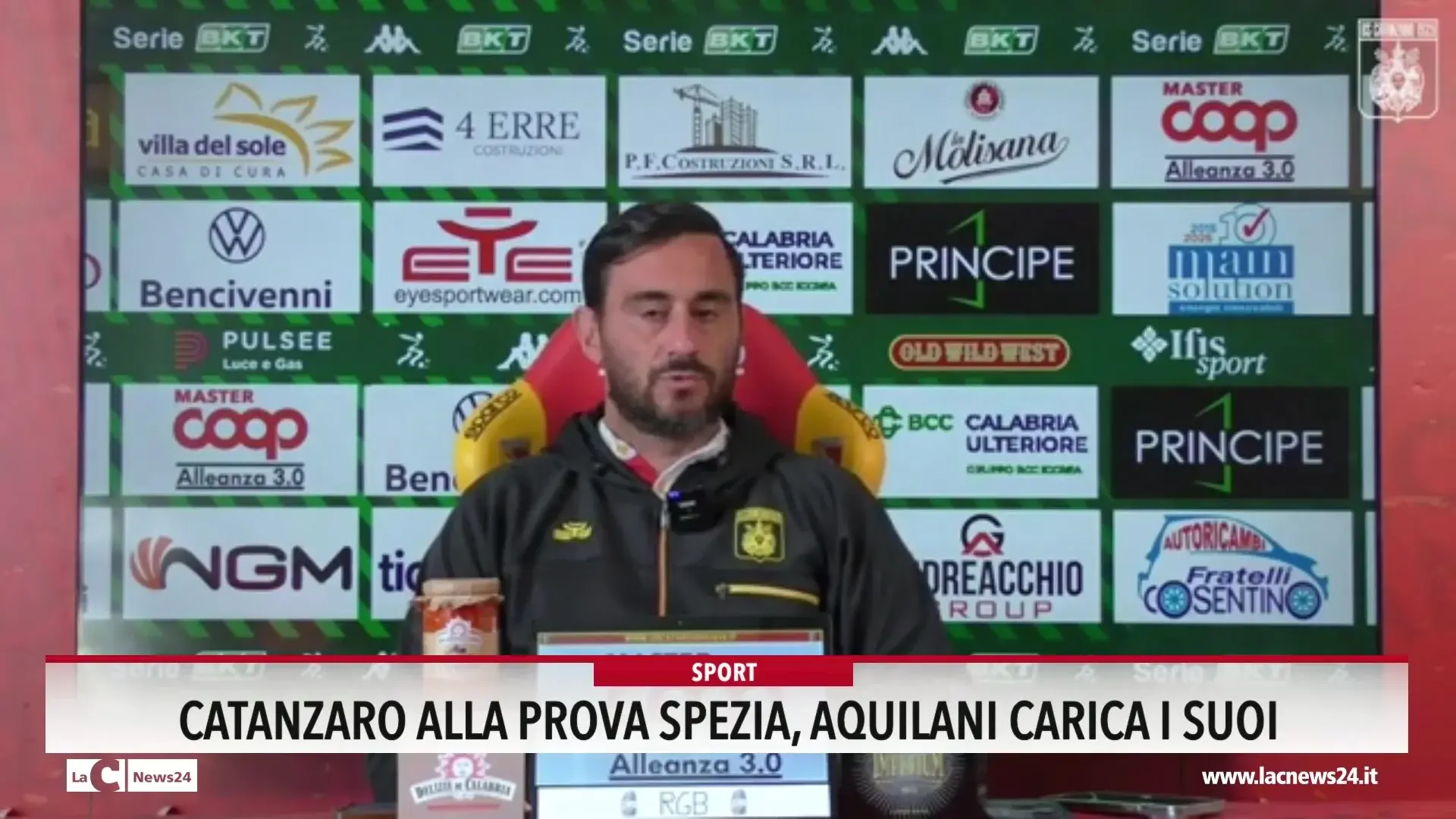 Catanzaro alla prova Spezia, Aquilani carica i suoi