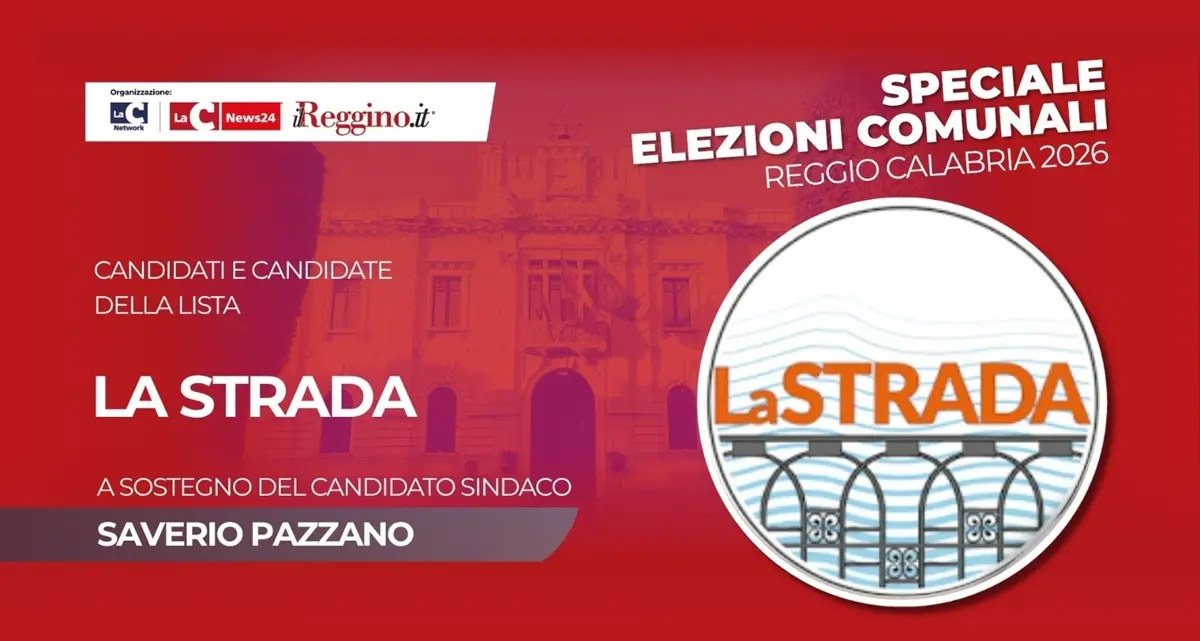 Elezioni Reggio Calabria, “La Strada” schiera 27 candidati: la lista a sostegno di Saverio Pazzano\n