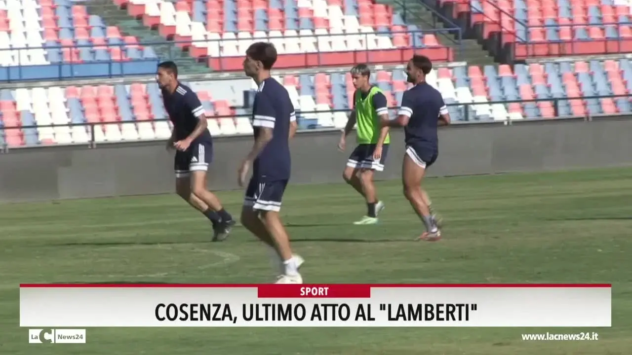 Cosenza, ultimo atto al Lamberti
