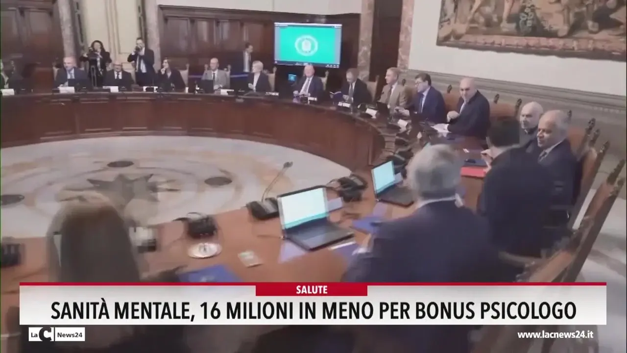 Sanità mentale, 16 milioni in meno per bonus psicologo