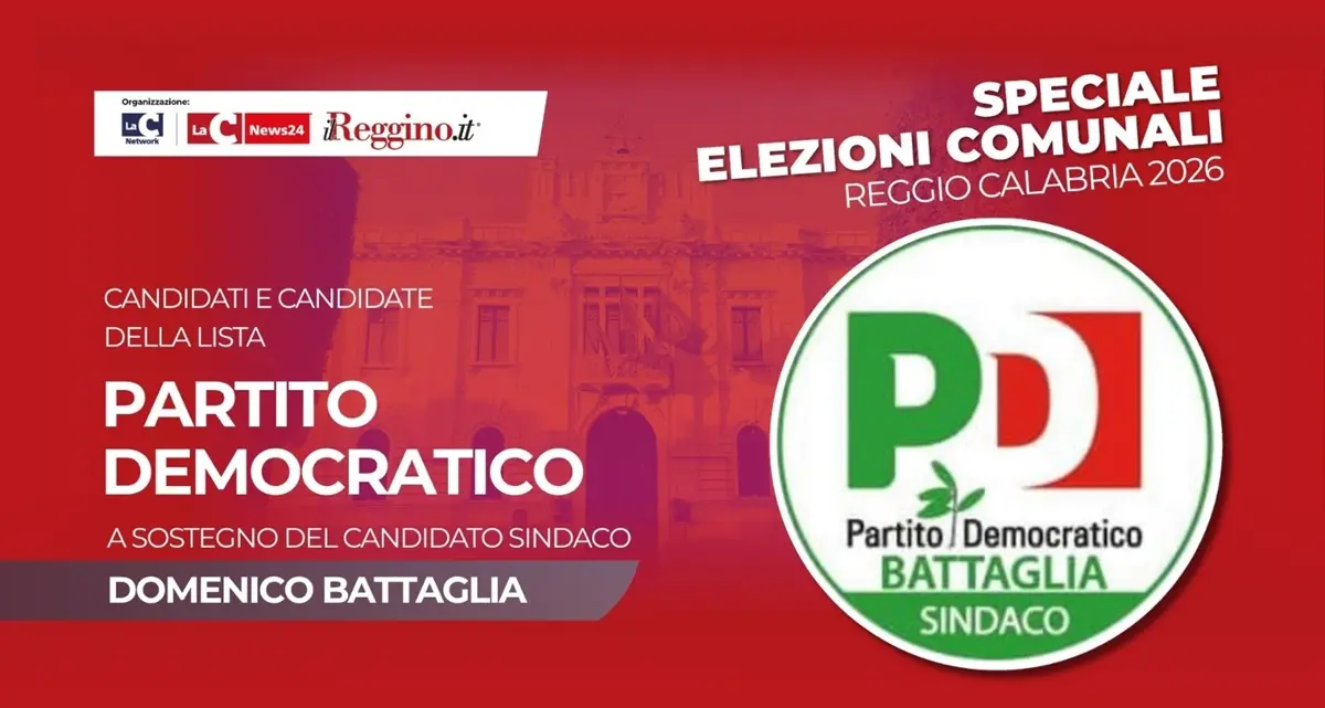 Centrosinistra, 32\u00A0candidati per il Partito Democratico a sostegno del candidato sindaco\u00A0Battaglia\n