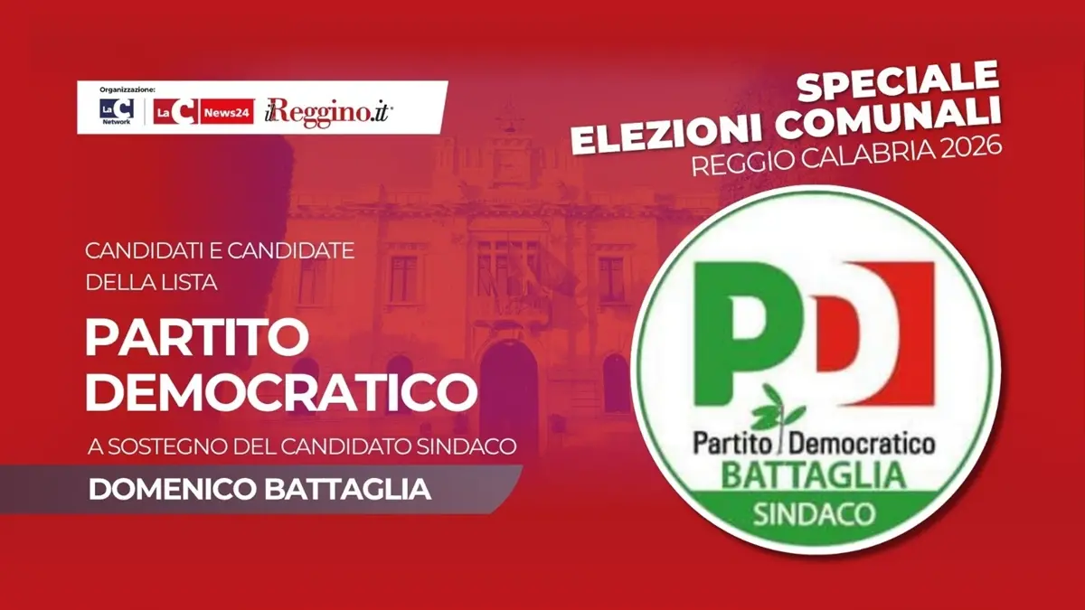 Centrosinistra, 32\u00A0candidati per il Partito Democratico a sostegno del candidato sindaco\u00A0Battaglia\n