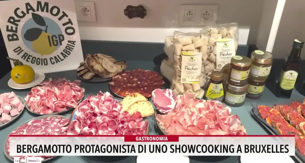Bergamotto protagonista dello showcooking a Bruxelles