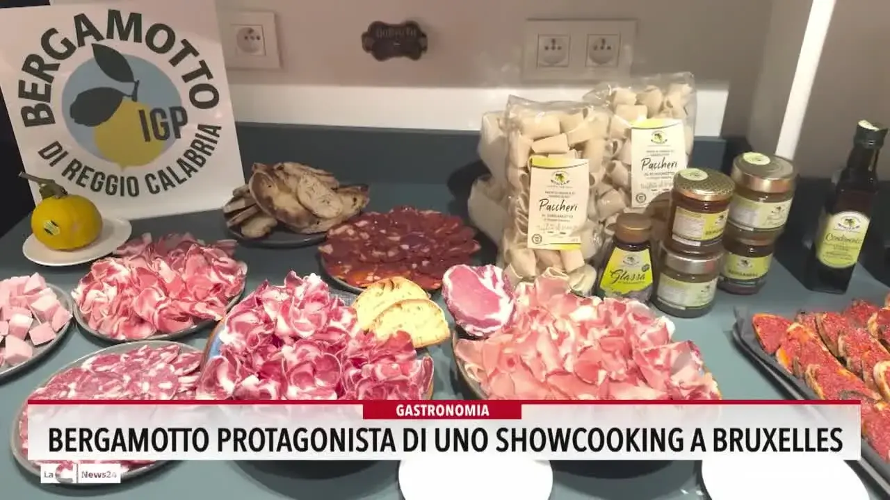 Bergamotto protagonista dello showcooking a Bruxelles