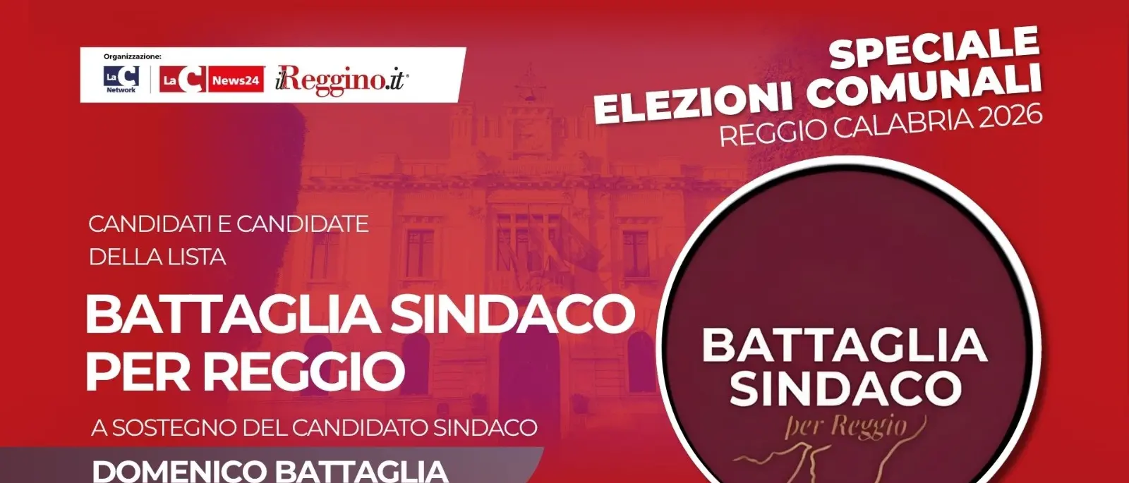 Centrosinistra, i nomi dei 32 candidati della lista “Battaglia sindaco”\n