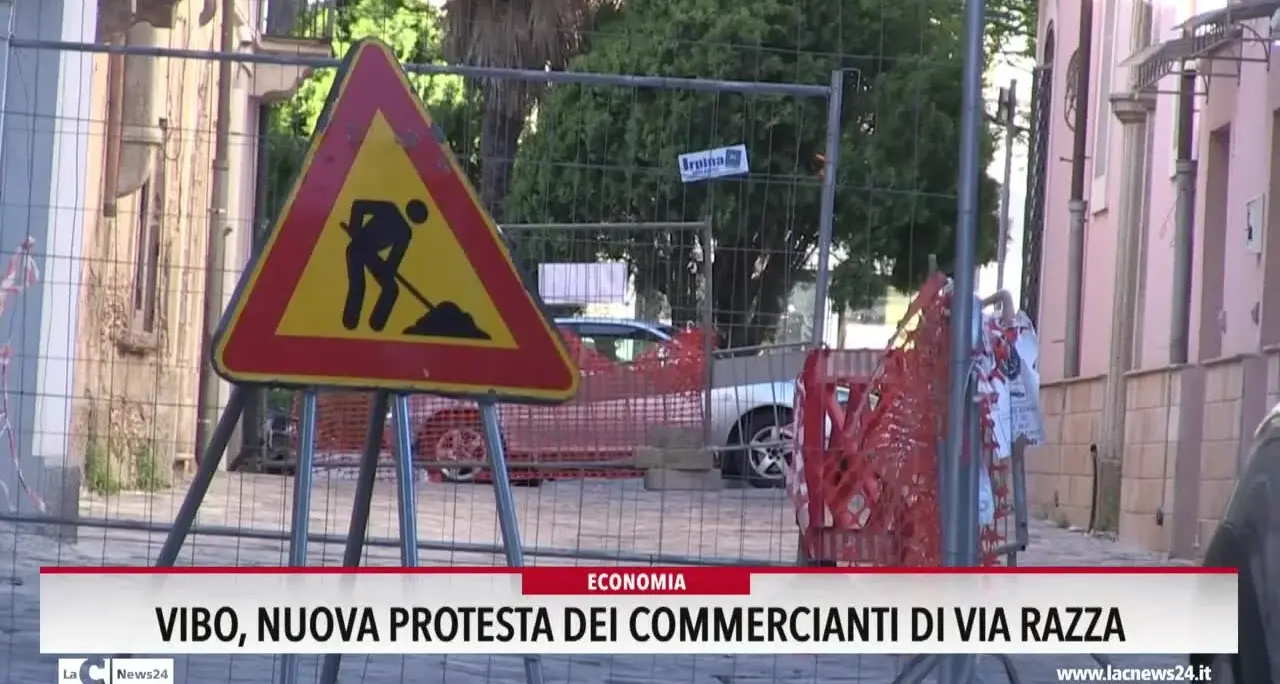 Vibo, nuova protesta dei commercianti di via Razza