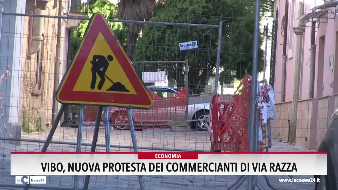 Vibo, nuova protesta dei commercianti di via Razza