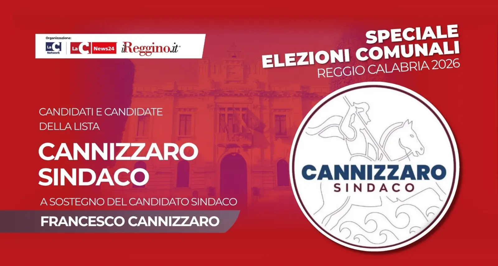 Centrodestra, 32 candidati per la lista “Cannizzaro Sindaco” tra novità e profili civici\n