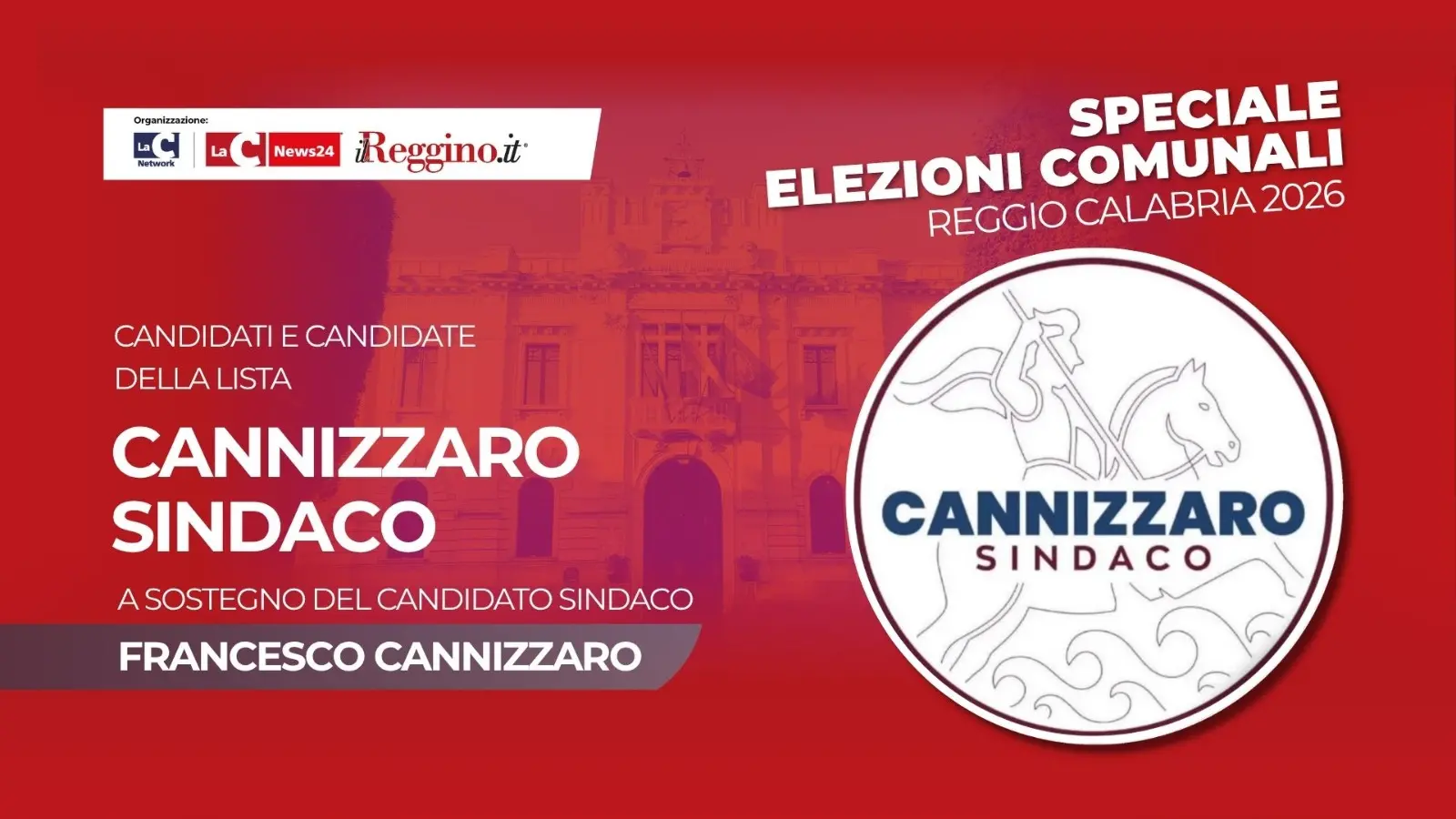 Centrodestra, 32 candidati per la lista “Cannizzaro Sindaco” tra novità e profili civici\n