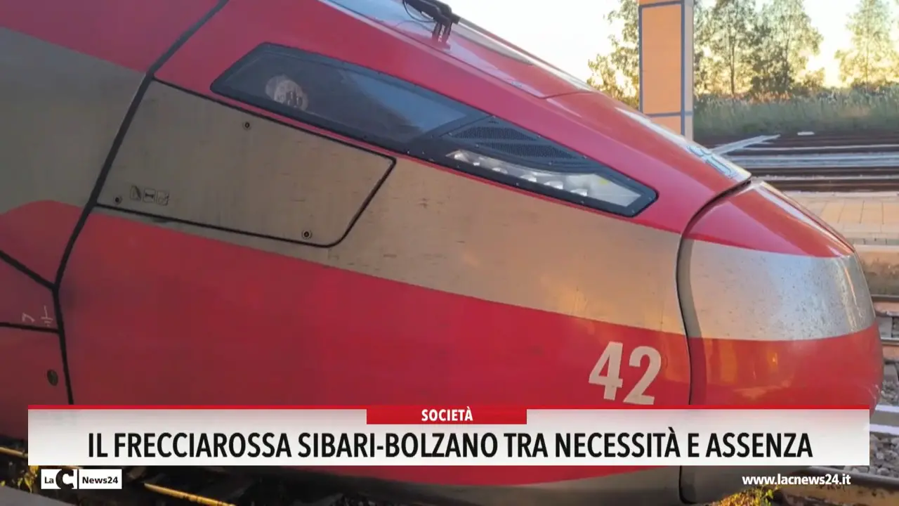 Il frecciarossa Sibari-Bolzano tra necessità e assenza