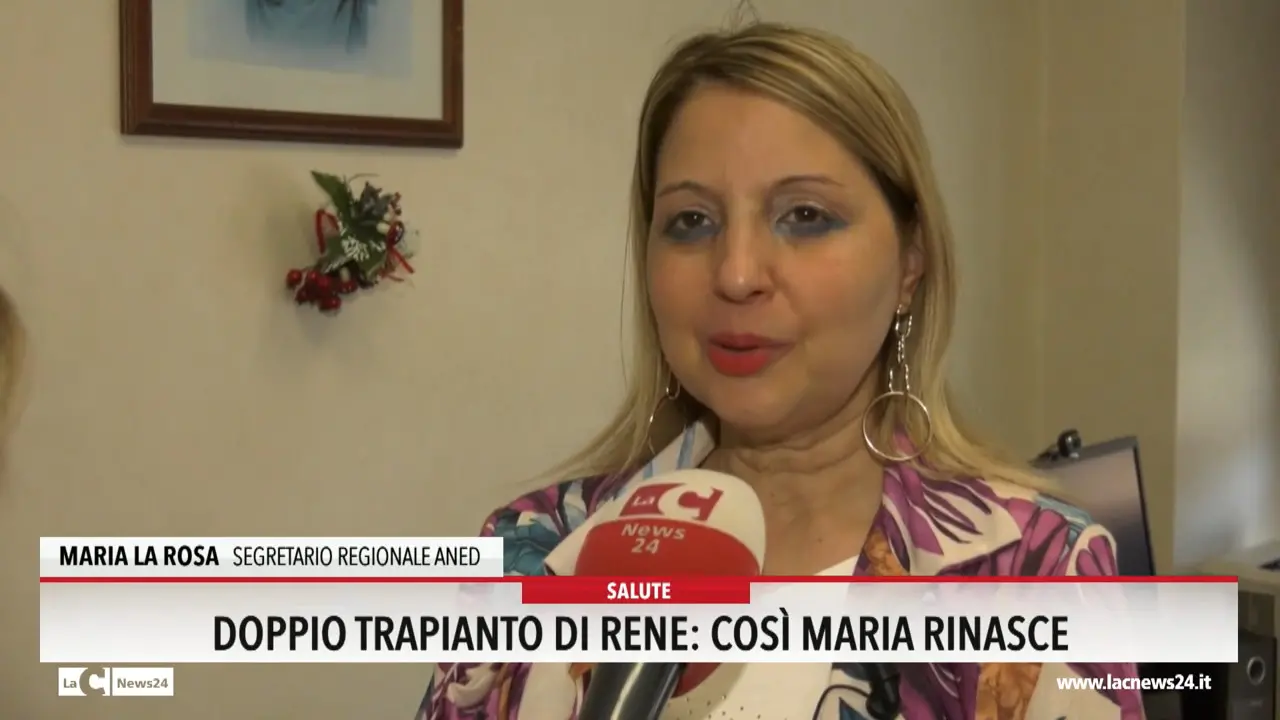 Doppio trapianto di rene: così Maria rinasce