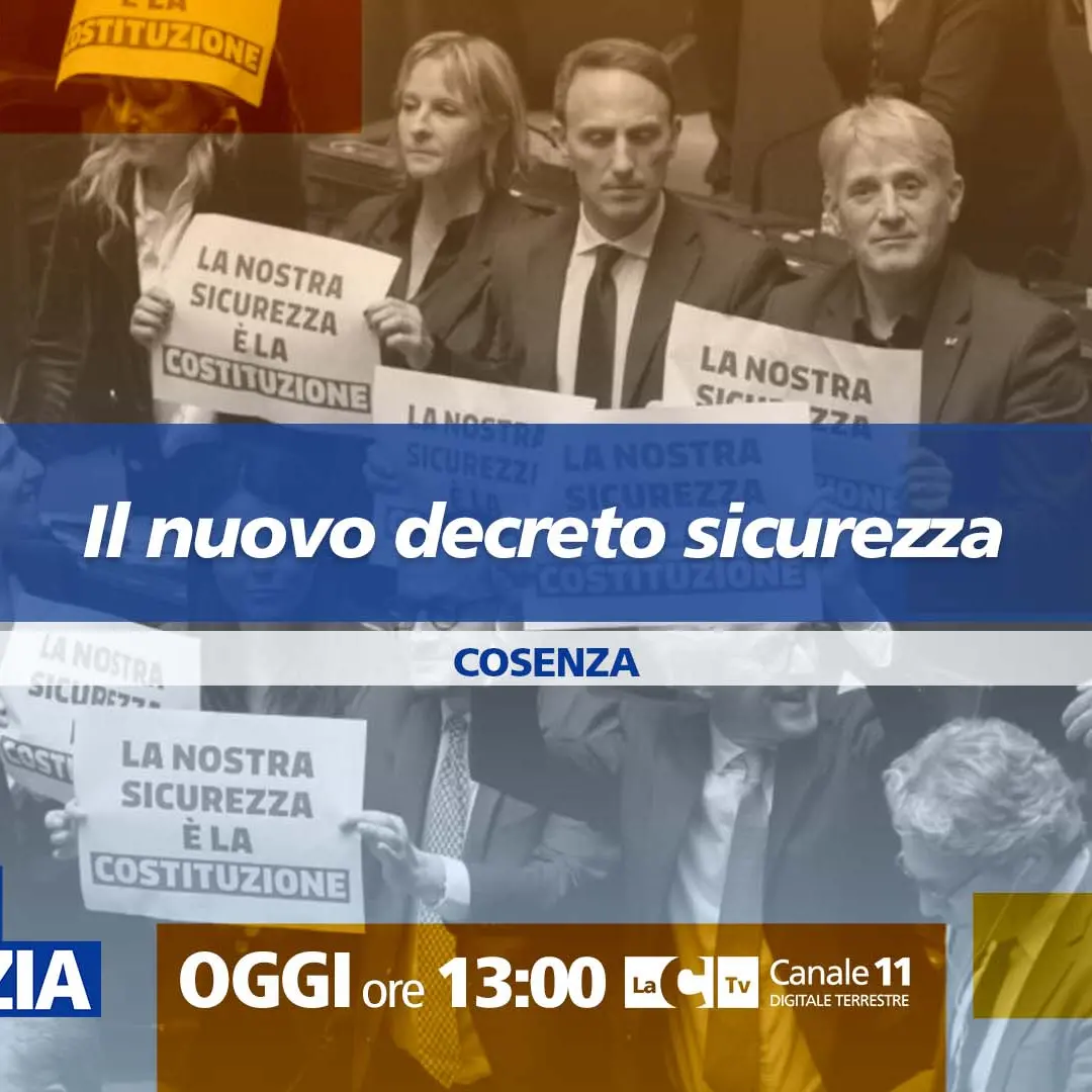 Sicurezza e diritti, il nuovo decreto Sicurezza divide: focus a Dentro la notizia\n