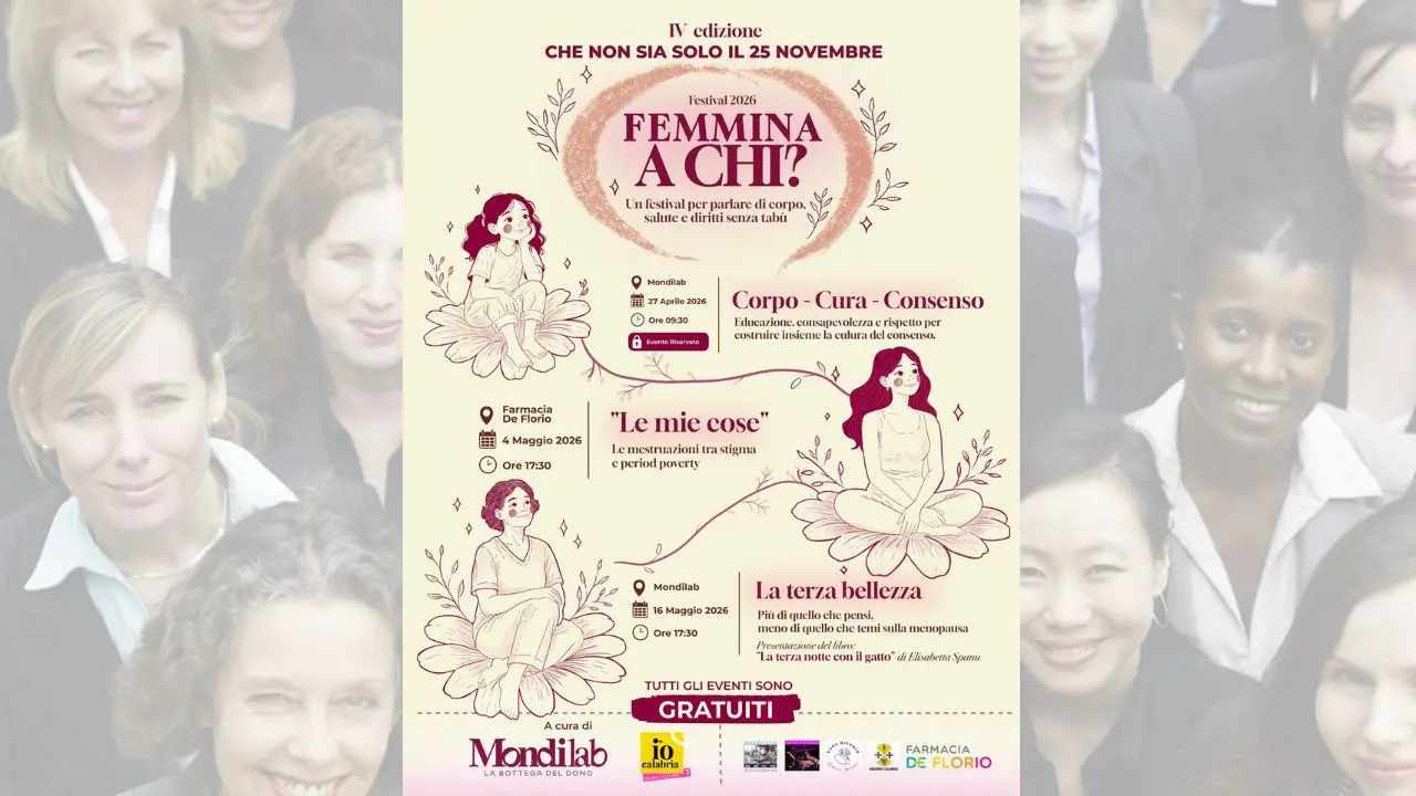 “Fimmina a Chi?”: torna a Corigliano Rossano il Festival dedicato alla ciclicità femminile\n