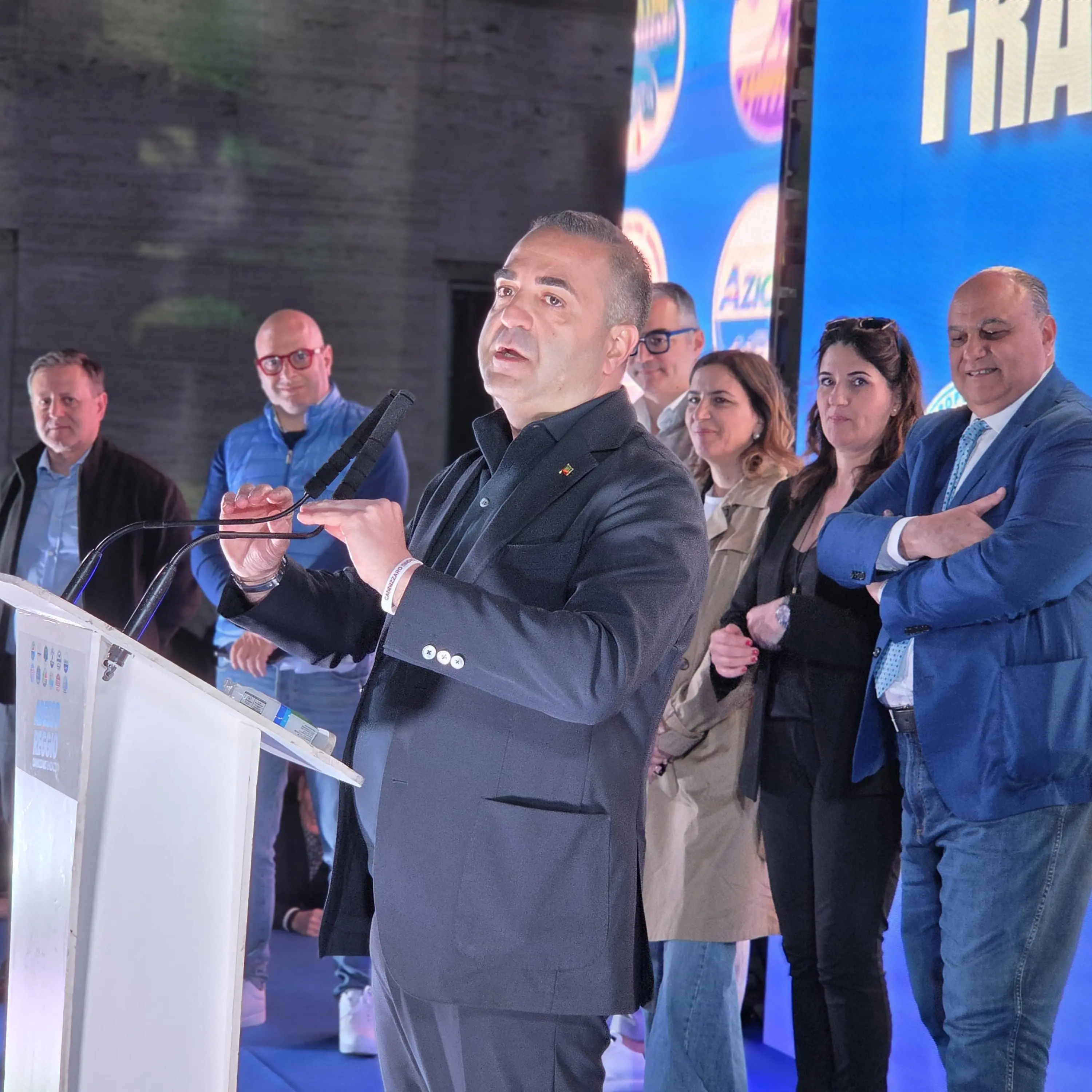 Comunali Reggio, Cannizzaro apre la campagna elettorale: «Voglio che la città risorga». Sul palco anche Occhiuto\n