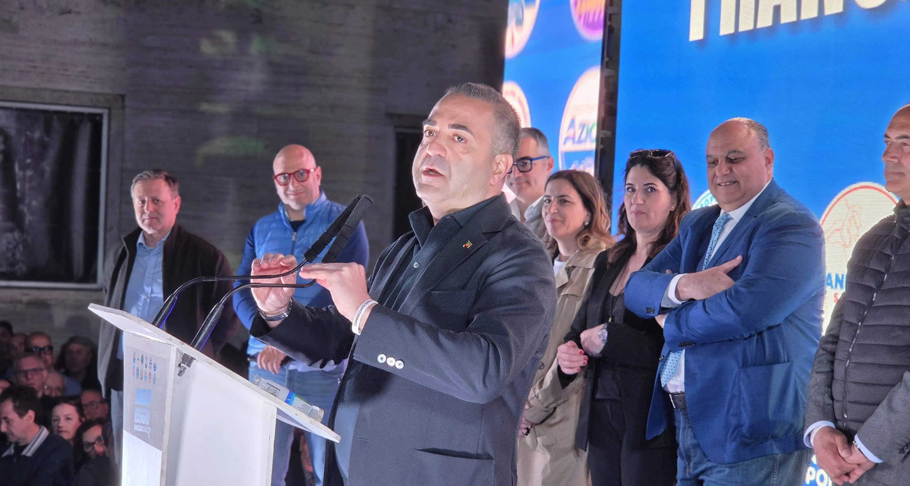 Comunali Reggio, Cannizzaro apre la campagna elettorale: «Voglio che la città risorga». Sul palco anche Occhiuto\n