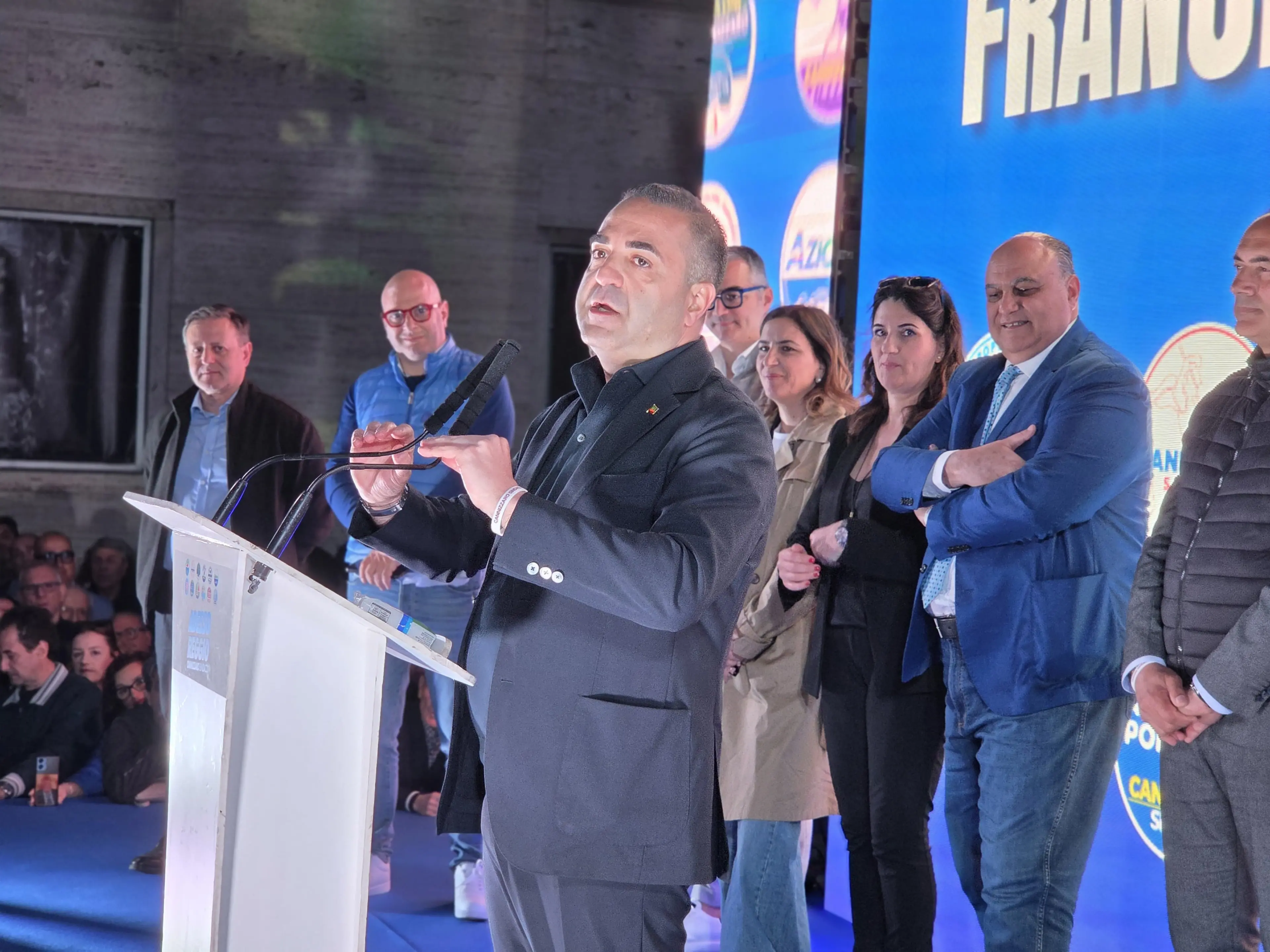 Comunali Reggio, Cannizzaro apre la campagna elettorale: «Voglio che la città risorga». Sul palco anche Occhiuto\n