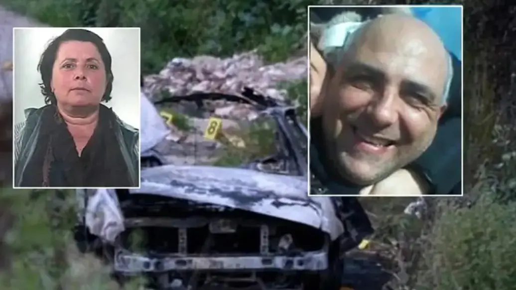 <p>L'autobomba di Limbadi e nei riquadri Rosaria Mancuso e Matteo Vinci</p>\\n