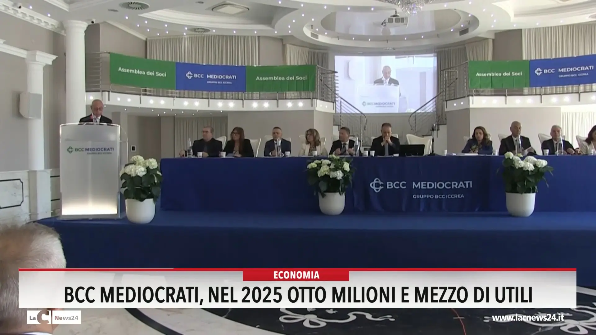 BCC Mediocrati, nel 2025 otto milioni e mezzo di utili