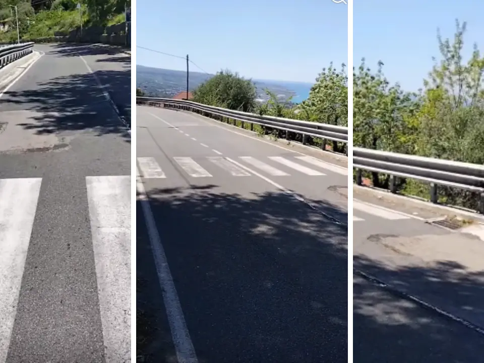 Non c’è pace per Longobardi, l’asfalto cede ancora: residenti in allarme dopo le chiusure del 2021 (un anno) e del 2023 (4 mesi)