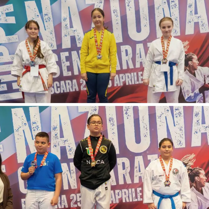 Ortelio e Pontoriero sul podio a Pescara, il Tropheum Karate Club di Ricadi conferma la crescita del vivaio\n