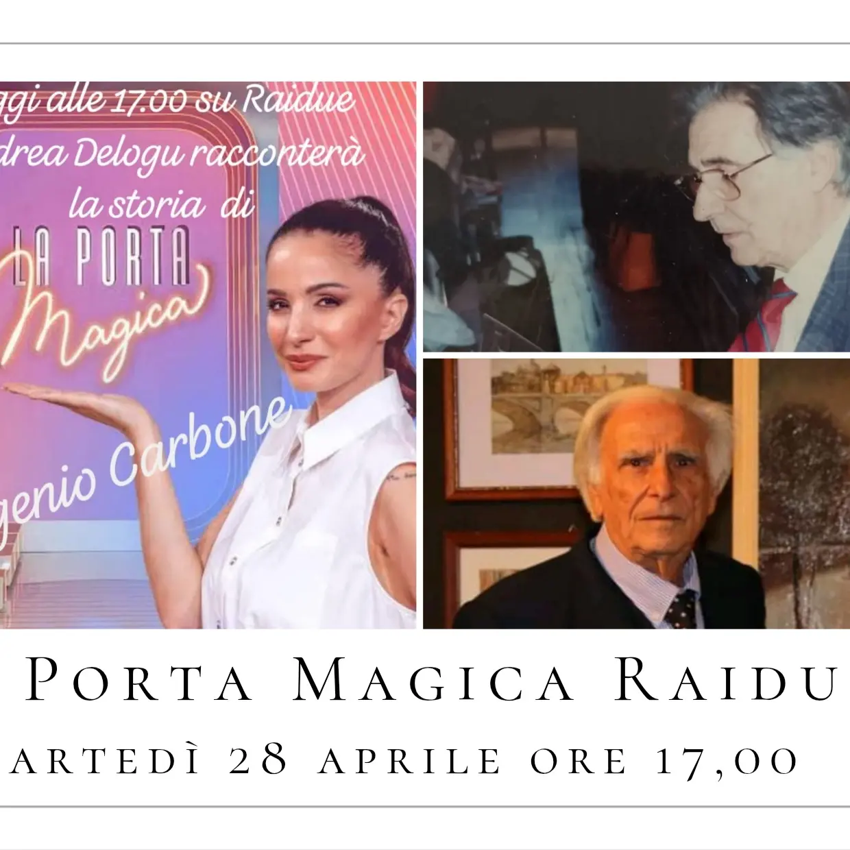Il sarto calabrese Eugenio Carbone e la memoria ritrovata: la figlia Susy lo racconta in tv nel salotto di Andrea Delogu\n