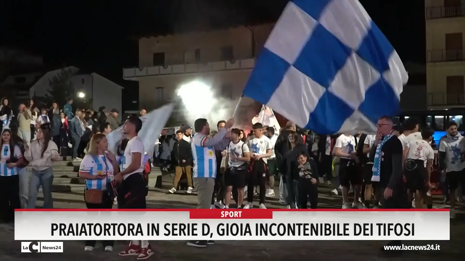 Praiatortora in serie D, gioia incontenibile dei tifosi
