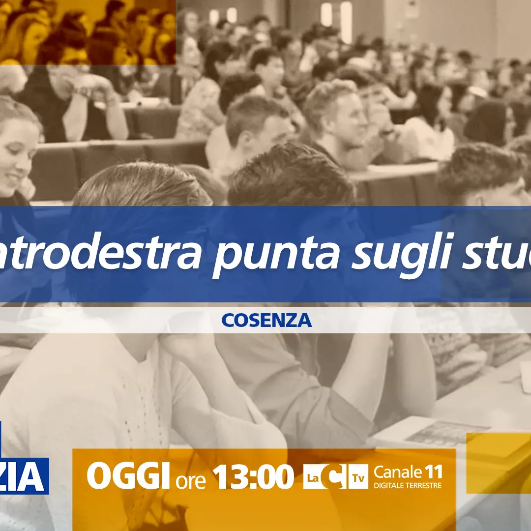 Calabria, Occhiuto punta sugli studenti: basteranno borse e reddito di merito? Ne parleremo a Dentro la notizia\n