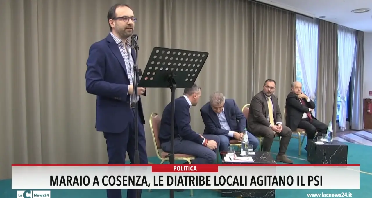 Maraio a Cosenza, le diatribe locali agitano il Psi