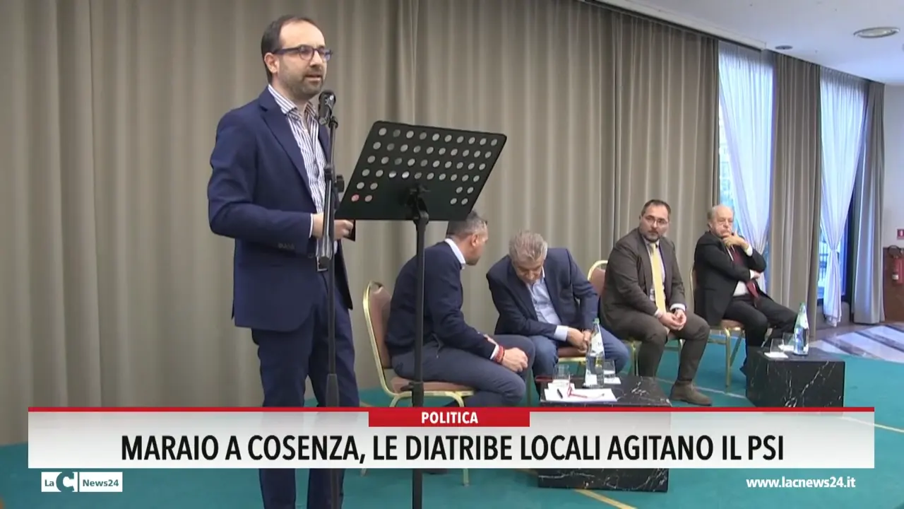 Maraio a Cosenza, le diatribe locali agitano il Psi