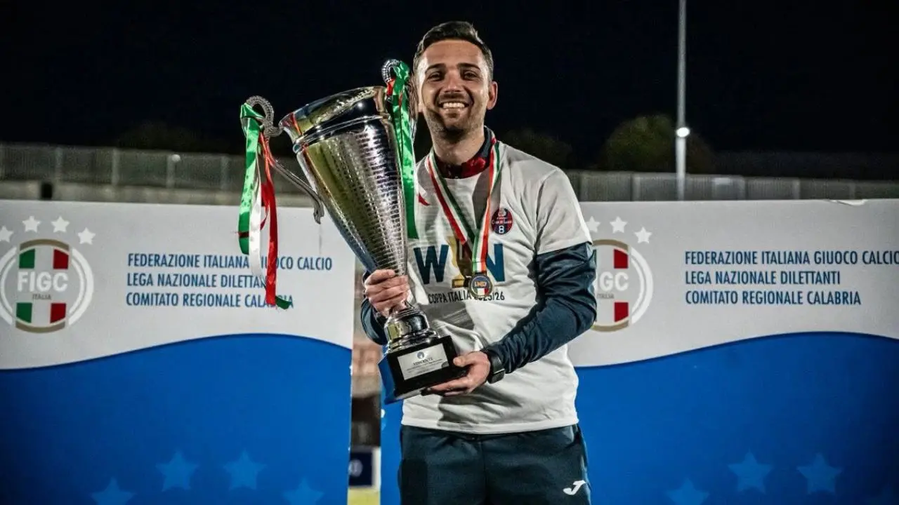 Dilettanti, tra i protagonisti di questa stagione anche mister Magarò: «La vittoria della Coppa Italia Dilettanti mi riempie di orgoglio»\n