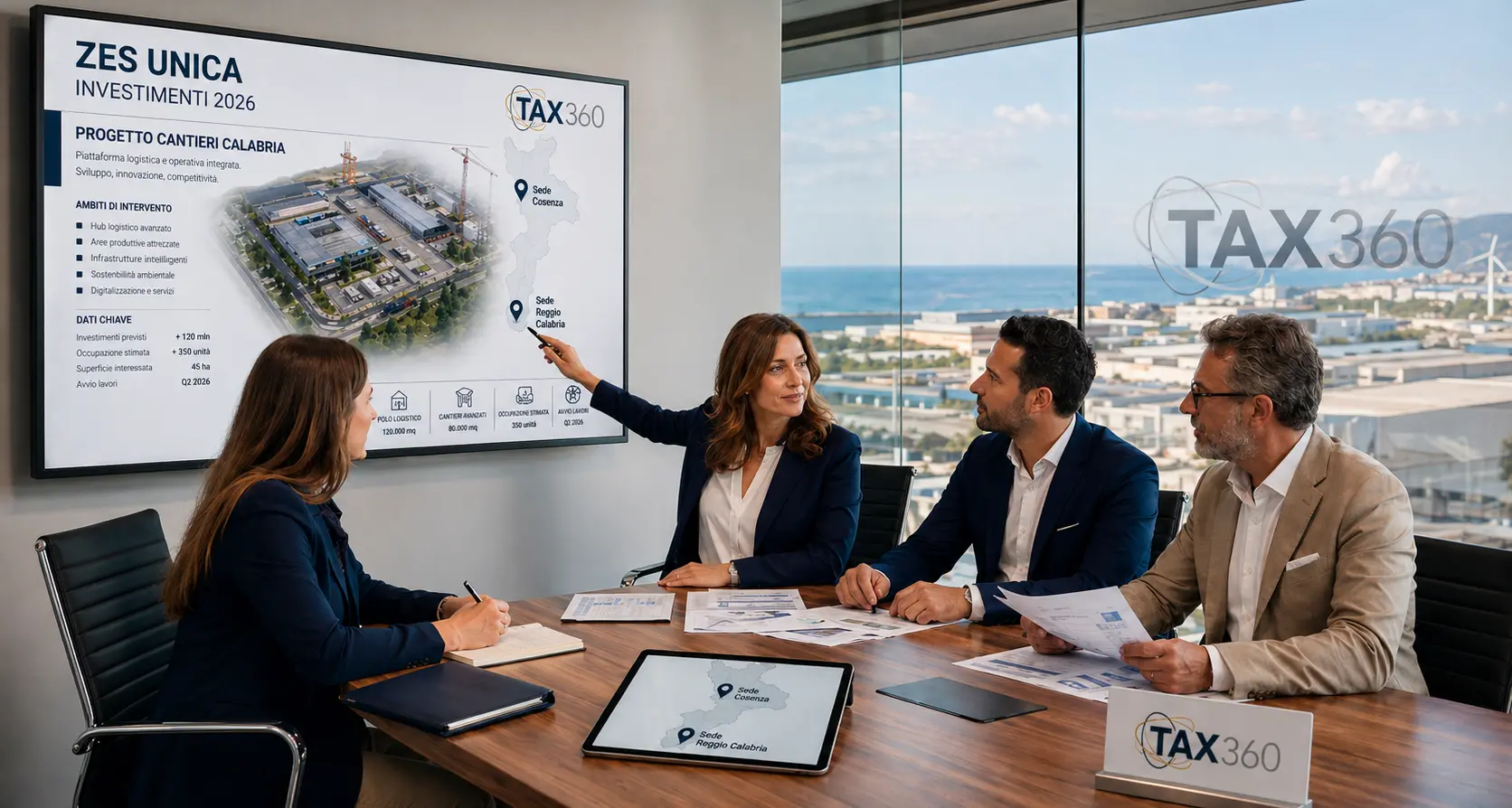 TAX360: visione internazionale e radici calabresi al servizio delle imprese del Sud\n