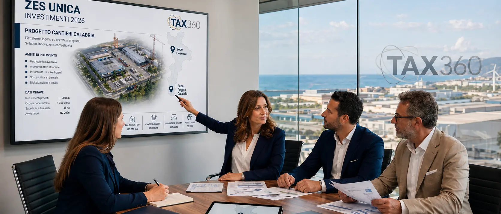 TAX360: visione internazionale e radici calabresi al servizio delle imprese del Sud\n