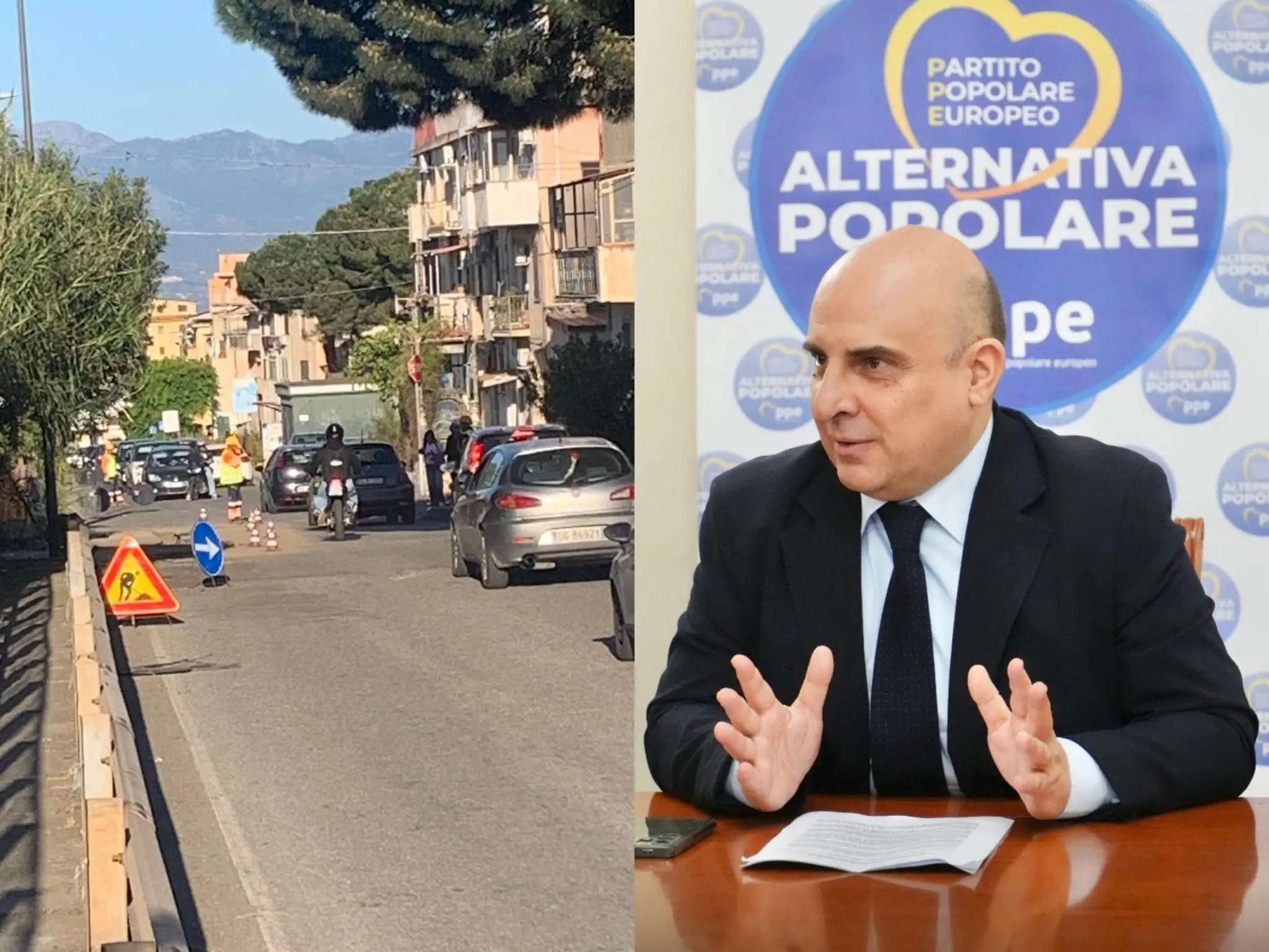 Lavori\u00A0sulla strada per Liceo “A. Volta”, Ripepi (AP): «Caos totale per studenti, famiglie e mezzi pubblici»\n