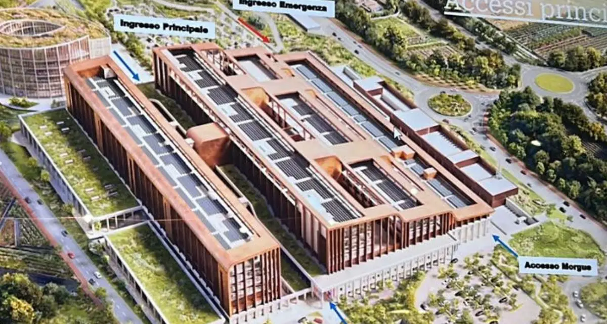 Occhiuto: «Ecco il nuovo ospedale di Cosenza. Possiamo andare veloci» | FOTO E VIDEO\n