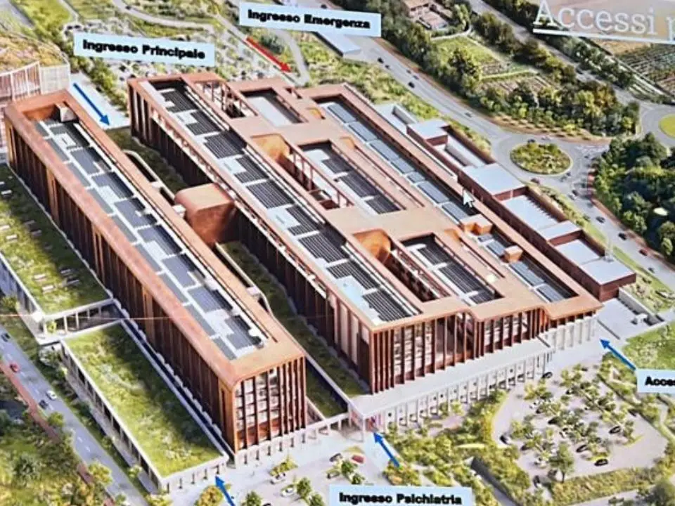 Occhiuto: «Ecco il nuovo ospedale di Cosenza. Possiamo andare veloci» | FOTO E VIDEO