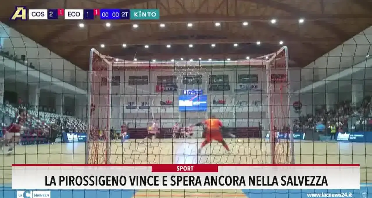 La Pirossigeno vince e spera ancora nella salvezza