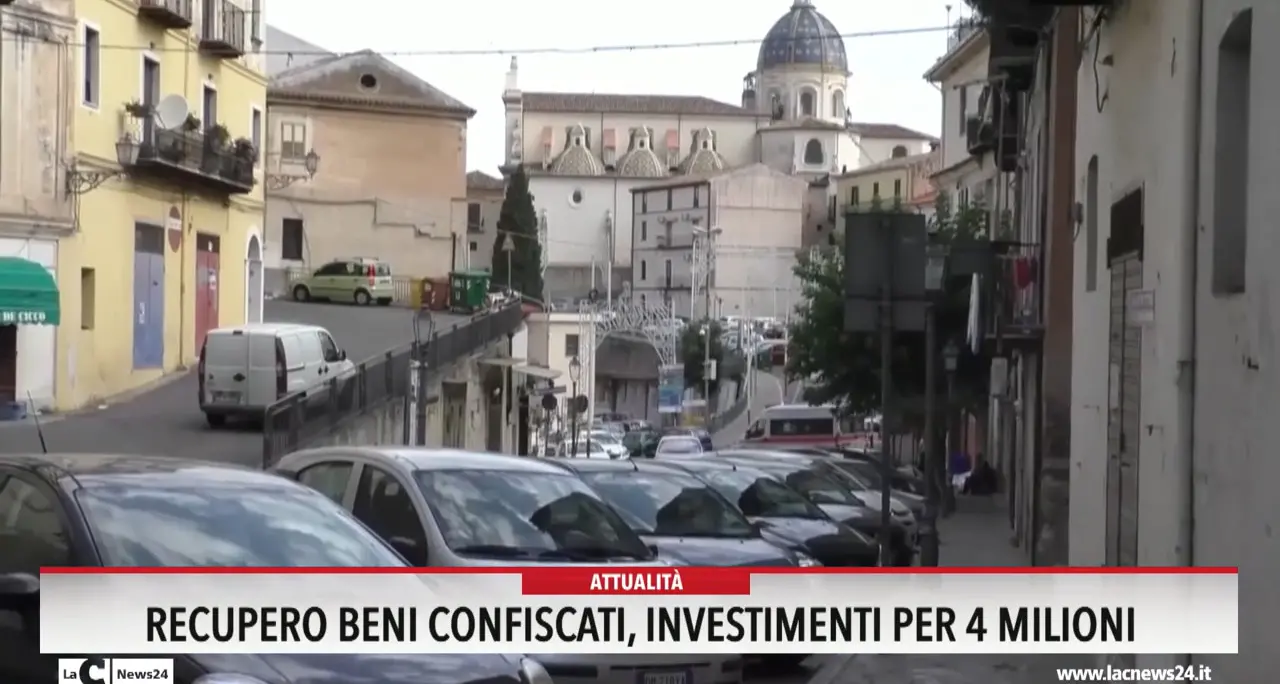 Recupero beni confiscati: investimenti per 4 milioni