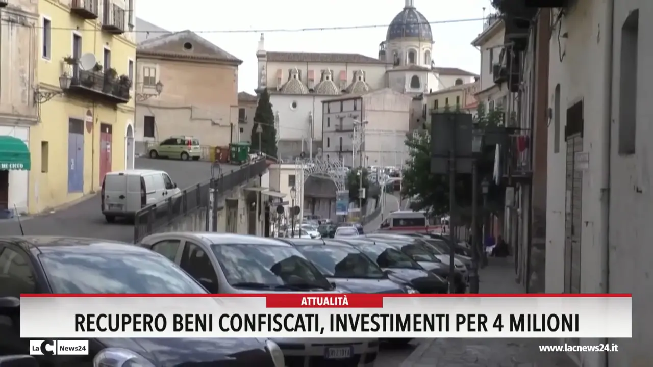 Recupero beni confiscati: investimenti per 4 milioni