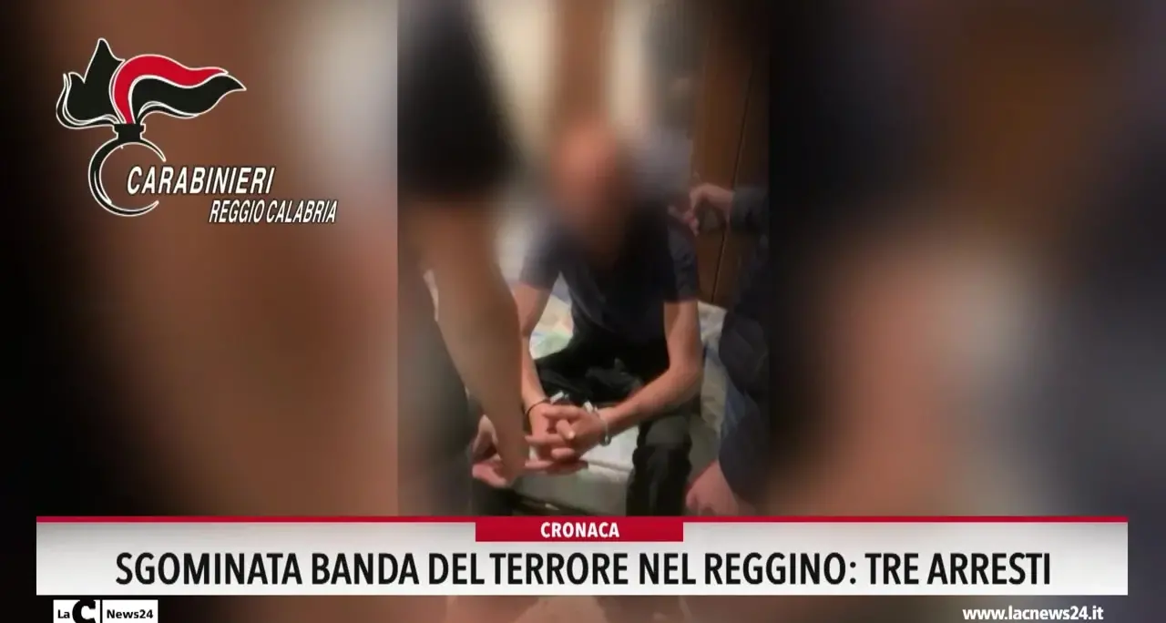 Sgominata banda del terrore nel reggino, tre arresti.