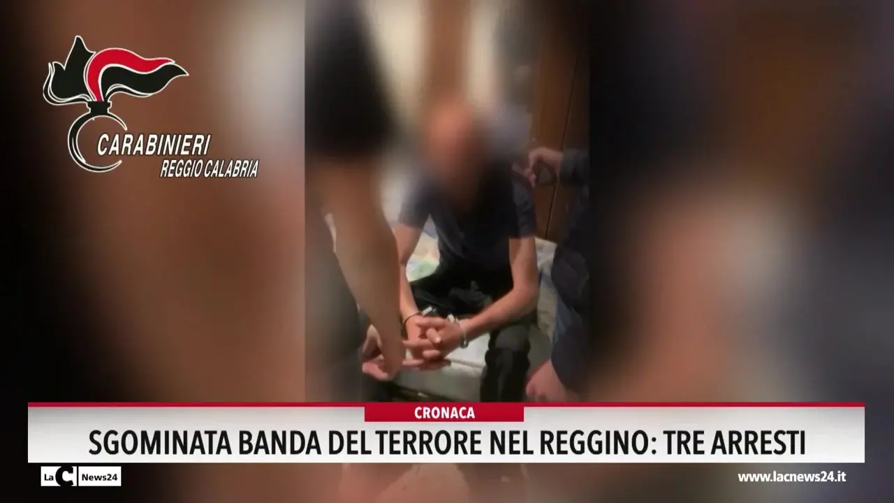 Sgominata banda del terrore nel reggino, tre arresti.