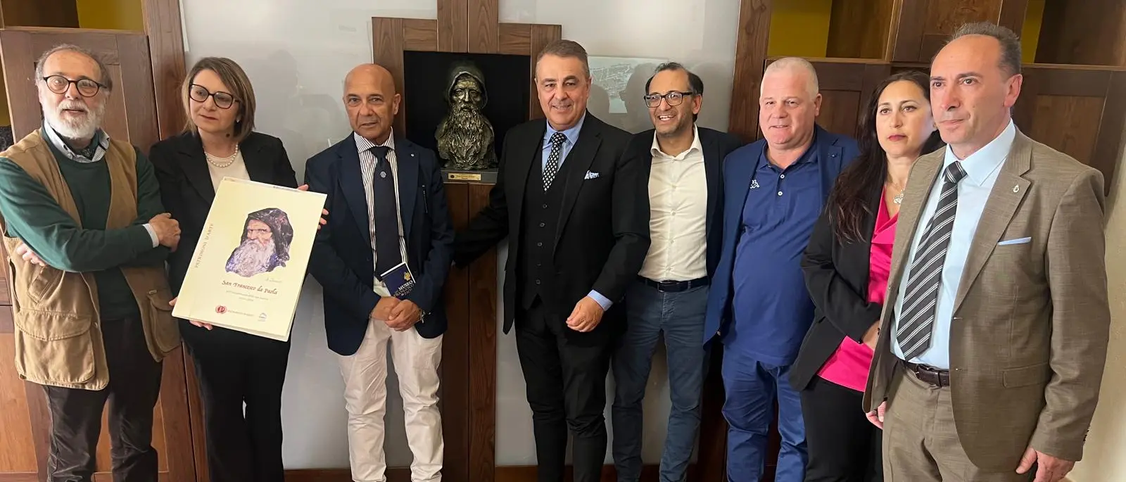 Al Museo di Paola donata una scultura di San Francesco firmata Maurizio Carnevali\n